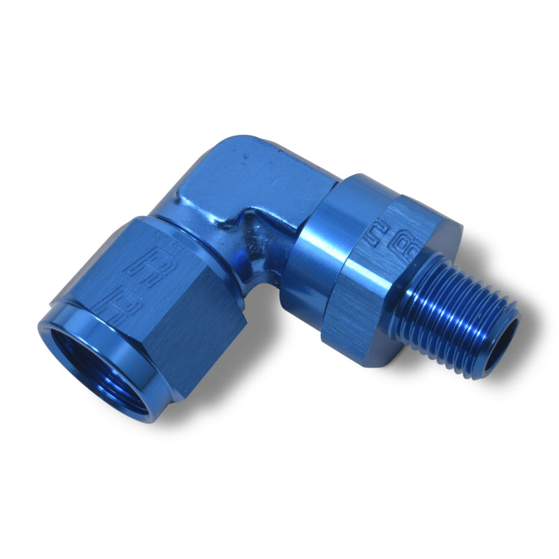 Russell Performance -6 AN 90 Degree Female to Male 3/8in Swivel NPT Fitting