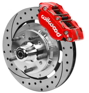 Wilwood 70-81 FBody/75-79 A&XBody Dynapro Frt Brk Kit 11.75in D/S Rtr Red Caliper Use w/ PD Spindle