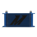 Mishimoto Universal 19 Row Oil Cooler - Blue