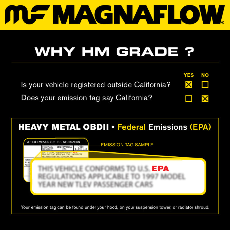MagnaFlow Universal Catalytic Converter 2.00inch Angled Inlet/Outlet
