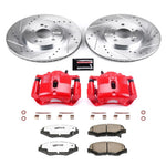 Power Stop 03-08 Honda Pilot Front Z26 Street Warrior Brake Kit w/Calipers