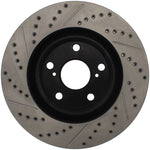 StopTech 07-09 Lexus ES 250/ES 300/ ES330/ES350 SportStop Slotted & Drilled Left Front Rotor