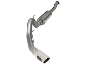 aFe MACHForce XP SS Exhaust 4in Cat-Back w/ Polish Tip 2015 Ford F-150 EcoBoost V6 2.7/3.5Ltt