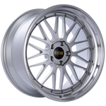 BBS LM 20x10 5x120 ET20 Diamond Silver Center Diamond Cut Lip Wheel -82mm PFS/Clip Required