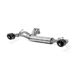 Akrapovic 12-19 Fiat Abarth 500/595C/Turismo 1.4L (Excl US Models) Slip-On Line (SS) (Req. Tips)