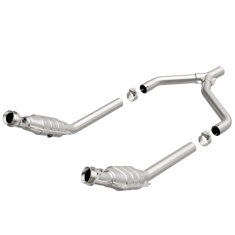 MagnaFlow Direct Fit Catalytic Converter 05-10 Ford Mustang 4.0L Y-Pipe Assembly