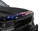 Stampede 2011-2014 Chevy Silverado 2500 HD Vigilante Premium Hood Protector - Flag
