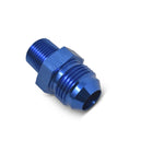 Russell Performance -10 AN to 1/2in NPT Straight Flare to Pipe (Blue)