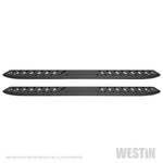 Westin 2019 Chevrolet Silverado/Sierra 1500 Crew Cab Thrasher Running Boards - Textured Black