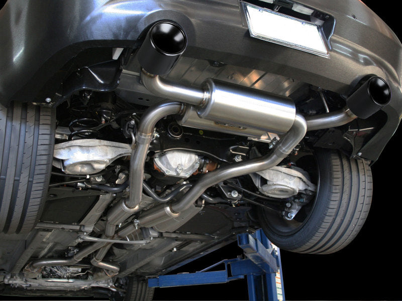 aFe Takeda 2-1/2 in 304 SS Cat-Back Exhaust System Infiniti G37 08-13/Q60 14-15 V6-3.7 w/ Black Tips