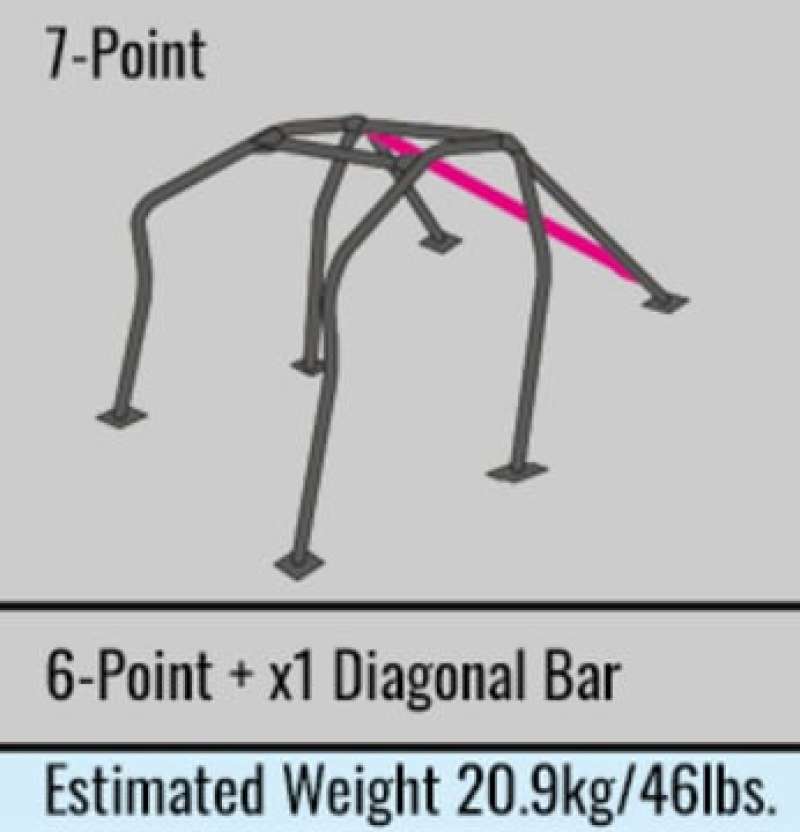 Cusco Roll Cage 7pt Chromoly 2 Passenger CT9A Evo 7 (S/O / No Cancel)