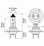 Hella High Wattage Bulb H7 12V 100W PX26d T4.6 (Pair)