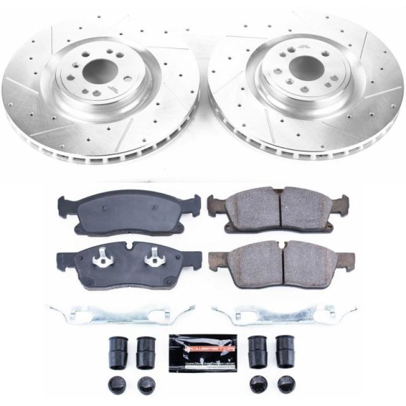 Power Stop 13-16 Mercedes-Benz GL450 Front Z23 Evolution Brake Kit