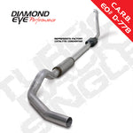 Diamond Eye KIT 5in TB SGL AL: 94-97 FORD 7.3L F250/F350 PWRSTROKE NFS W/ CARB EQUIV STDS