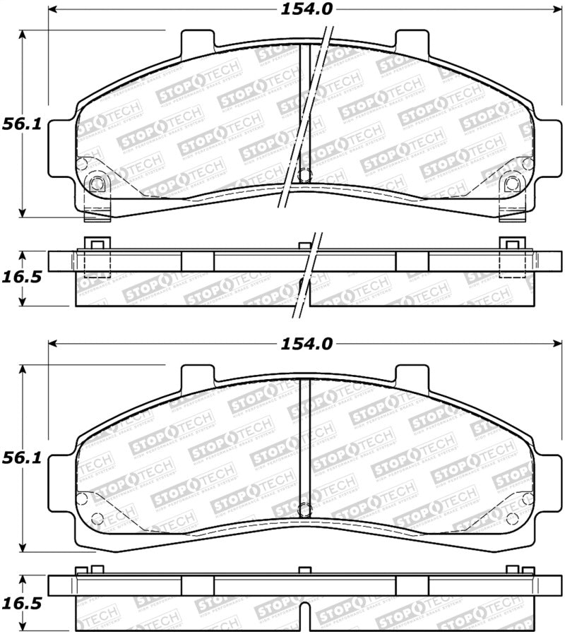 StopTech Street Brake Pads