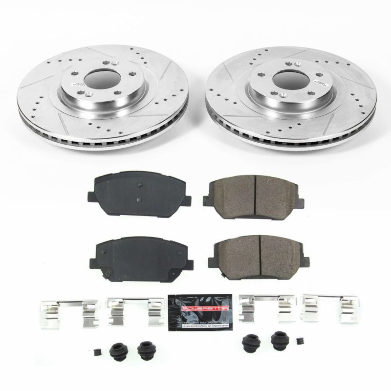 Power Stop 2019 Hyundai Santa Fe Front Z23 Evolution Sport Brake Kit