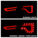 xTune 14-18 Chevy Impala (Excl 14-16 Limited) LED Tail Lights - Black Smoke (ALT-JH-CIM14-LBLED-BSM)