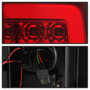 Spyder 07-13 Silverado (Will Not Work w/2010 921 Bulb) V3 Tail Lights Rd/Clr ALT-YD-CS07V3-LBLED-RC