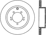 StopTech Power Slot 08-09 Evo 10 Cryo Slotted Left Rear Rotor