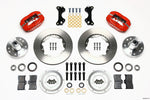 Wilwood Forged Dynalite Front Kit 11.00in Red WWE ProSpindle