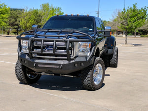 Road Armor 11-16 Ford F-250 Stealth Front Bumper w/Intimidator Guard - Tex Blk