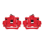 Power Stop 03-09 Toyota 4Runner Rear Red Calipers w/Brackets - Pair