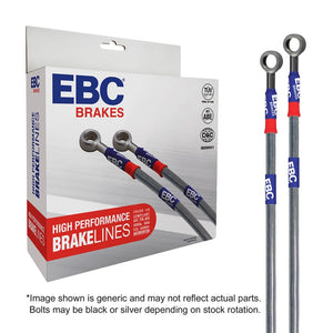 EBC 89-93 Ford Mustang (3rd Gen) 5.0L (w/Dual Exhaust) Stainless Steel Brake Line Kit