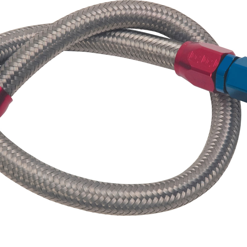 Edelbrock Fuel Line Braided Stainless for SBC ( Use w/ 8134 )