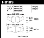 Hawk DTC-30 Brake Pads