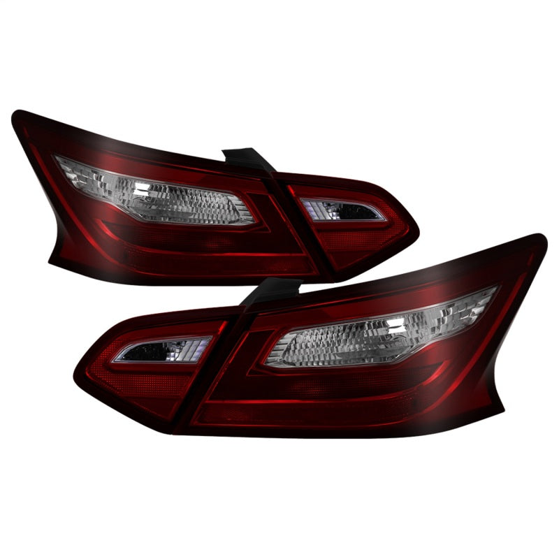 xTune 16-18 Nissan Altima 4DR OEM Tail Light - Red Smoke (ALT-JH-NA16-4D-RSM)