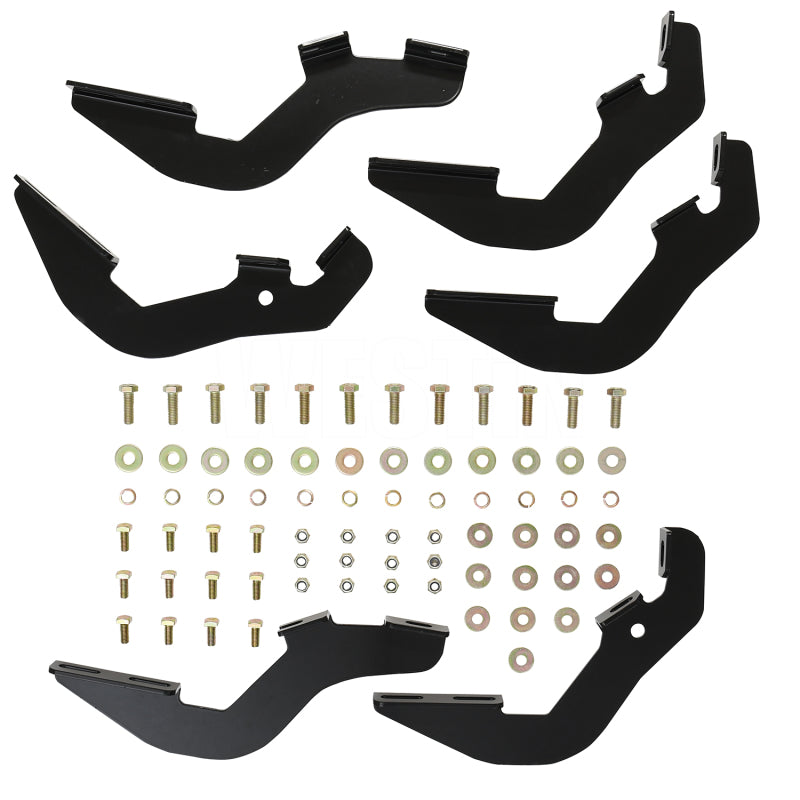 Westin 21-22 Ford Bronco Running Board Mount Kit - (Use w/ 27-74725) - Black