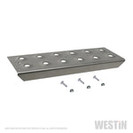 Westin 11in Step Plate w/screws (Set of 2)- Stainless Steel