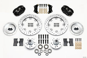 Wilwood Forged Dynalite Front Kit 12.19in Drill-Zinc Magnum Force Drop Spndle