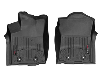 WeatherTech 2018-23 Toyota Tacoma Front FloorLiner - Black (Fits Access/Double Cab)