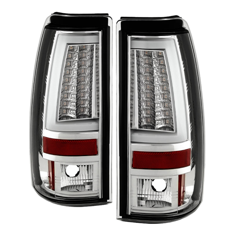 Spyder Chevy Silverado 1500/2500 03-06 Version 2 LED Tail Lights - Chrome ALT-YD-CS03V2-LED-C