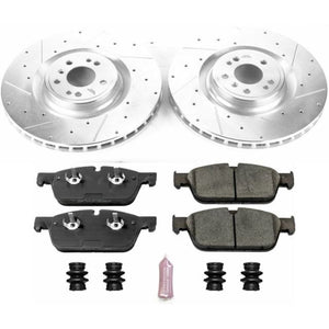 Power Stop 17-18 Mercedes-Benz GLS550 Front Z23 Evolution Brake Kit