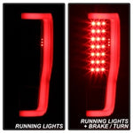 xTune 17-18 Ford F-250 Super Duty (Excl LED Models) LED Tail Lights - Black (ALT-ON-FS17-LBLED-BK)