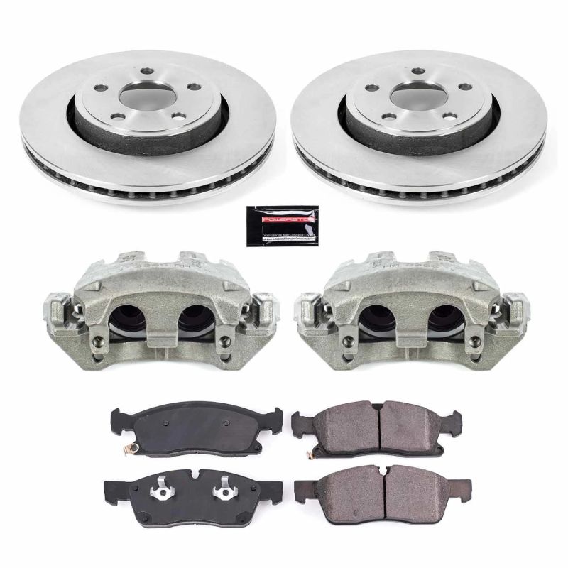 Power Stop 17-19 Jeep Grand Cherokee Front Autospecialty Kit w/Cals