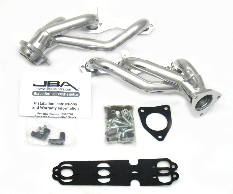 JBA 99-02 GM Truck 4.3L V6 w/o A.I.R. Injection 1-1/2in Primary Silver Ctd Cat4Ward Header