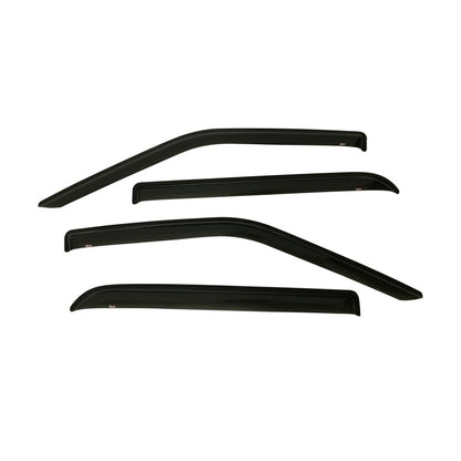 Westin 2015-2018 Ford F-150 SuperCrew Slim Wind Deflector 4pc - Smoke