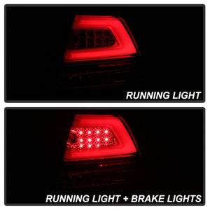 Spyder Pontiac G8 08-09 Version 2 Light Bar LED Tail Lights - Red Clear- ALT-YD-PG808V2-LB-RC