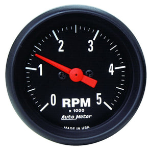 Autometer Z-Series 52mm 5000RPM In-Dash Tachometer