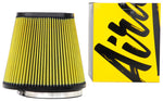 Airaid Universal Air Filter - Cone 6in F x 9x7-1/2in B x 6-3/8x3-7/8in T x 8in H - Synthaflow