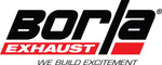 Borla Pro-XS 2.25in Tubing 19in x 4in x 9.5in Oval Notched Dual In / Dual Out Muffler