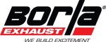 Borla Universal Center/Offset Oval 2.25in Tubing 14in x 4in x 9.5in PRO-XS Notched Muffler