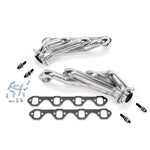 BBK 79-93 Mustang 351 Swap Shorty Unequal Length Exhaust Headers - 1-5/8 Silver Ceramic