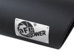 aFe Diesel Exhaust Tip Bolt On Black 4in Inlex x 6in Outlet x 15in