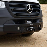 Westin 19-23 Mercedes-Benz Sprinter Pro-Series Mid Width Front Bumper - Textured Black