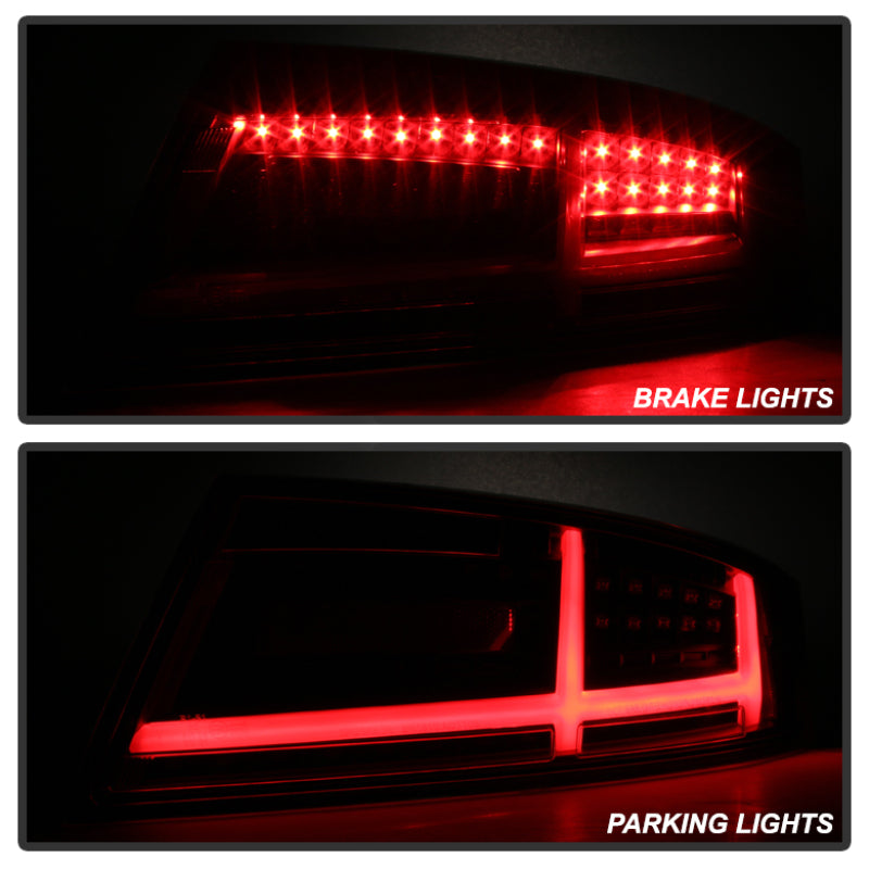 Spyder Audi TT 07-12 LED Tail Lights Smoke ALT-YD-ATT07-LED-SM