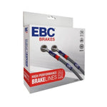 EBC 87-89 Ford Mustang (3rd Gen) 5.0L (w/o Dual Exhaust) Stainless Steel Brake Line Kit